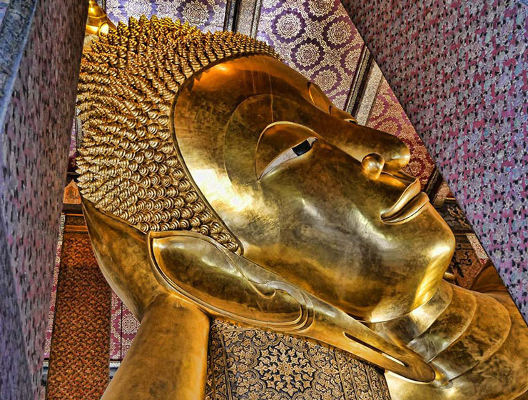 بانکوک و مجسمه بودای لمیده