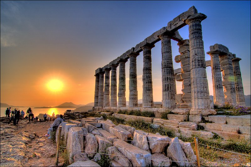 معبد پوزیدون در یونان