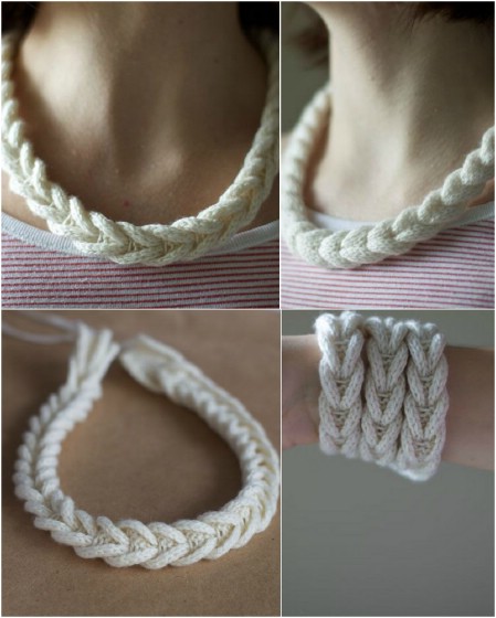 دستبند و گردنبند و طناب