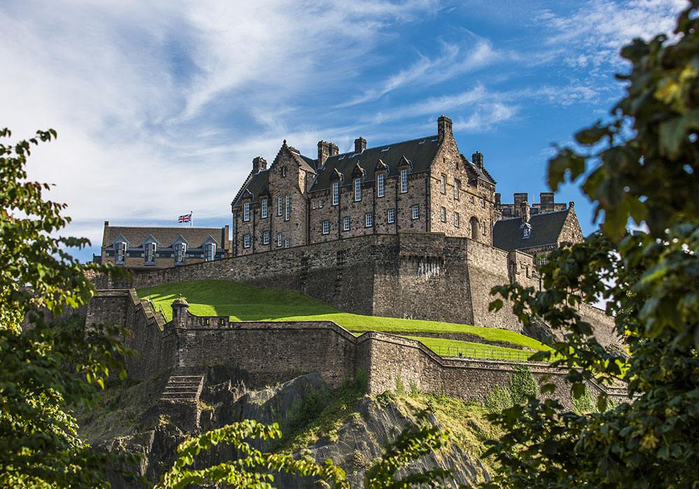 قلعه ادینبورگ در اسکاتلند