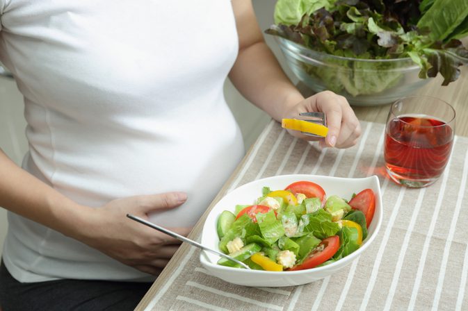 غذا و سبزیجات در دوران بارداری