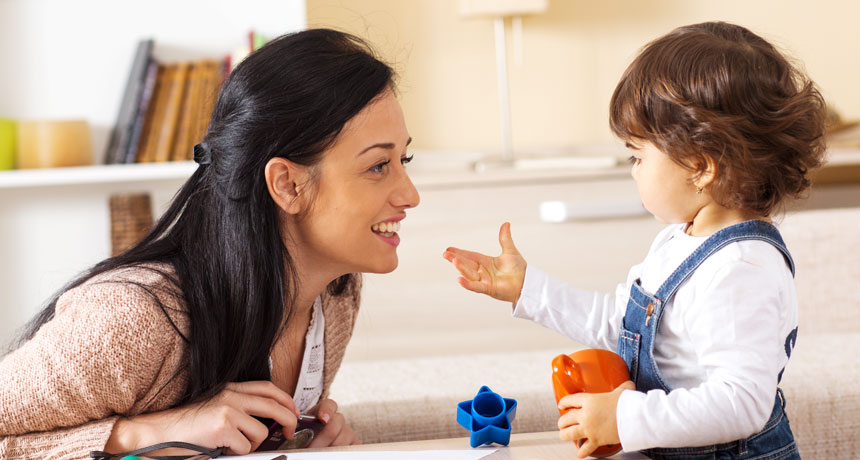 صحبت کردن با کودک دو ساله