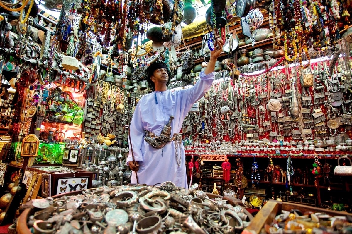 بازار در کشور عمان