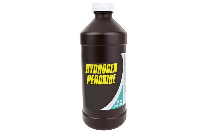 استفاده از هیدروژن پرواکسید برای از بین بردن لکه دئودورانت