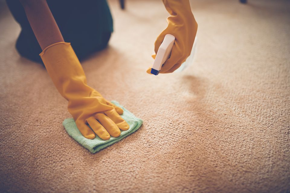 پاک کردن لکه استفراغ روی فرش