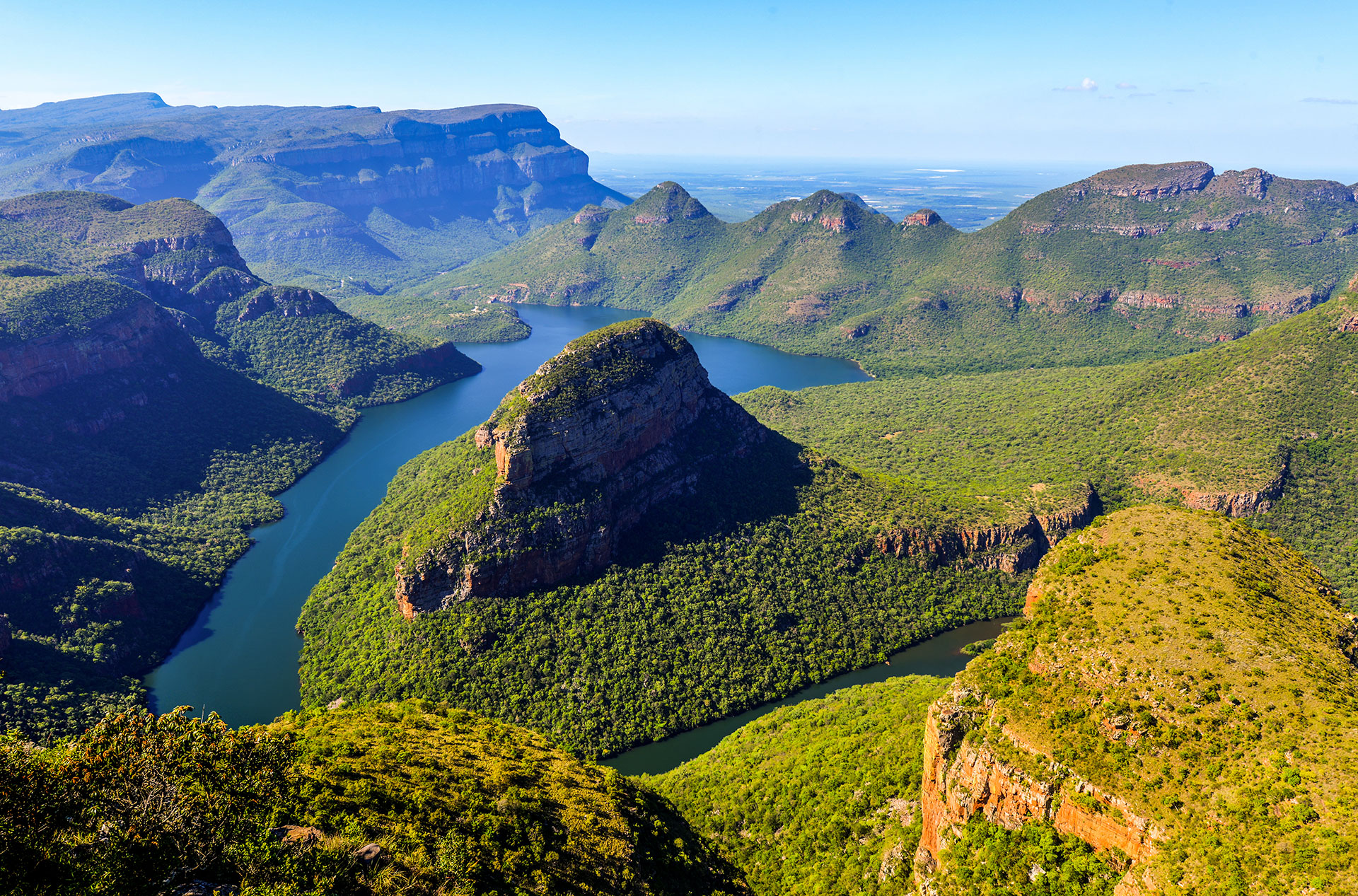 دره رودخانه‌ای Blyde در آفریقای جنوبی