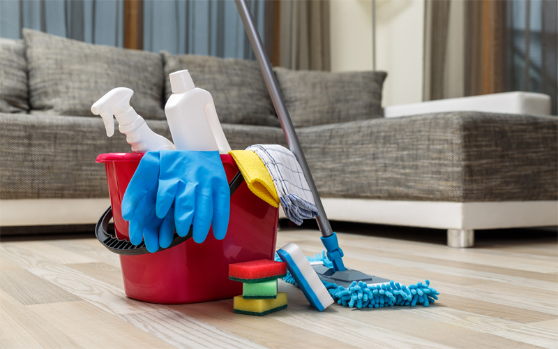 وسایل شستشو و عادت نظافت خانه