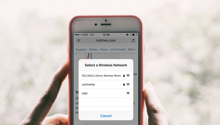 Select A Wireless Network در آیفون