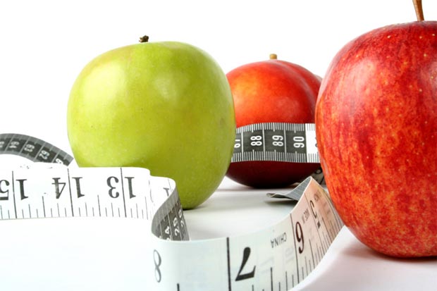 کاهش وزن و وزن و سیب