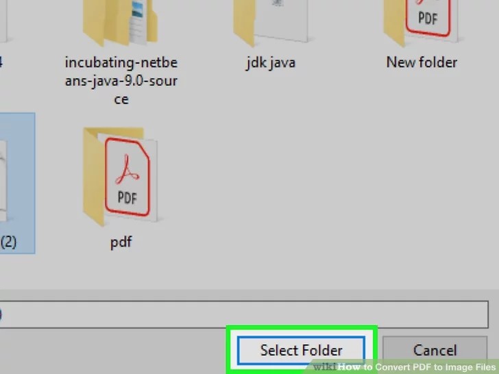 تبدیل پی دی اف به فایل تصویری و ذخیره فایل