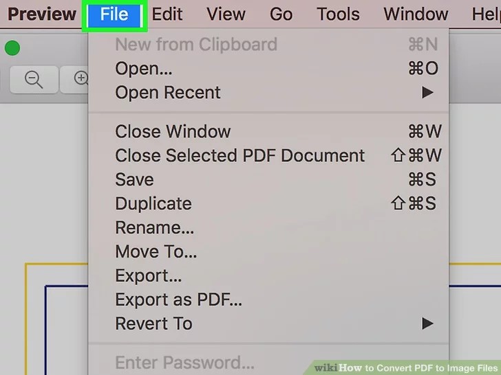 تبدیل پی دی اف به فایل تصویری و گزینه فایل