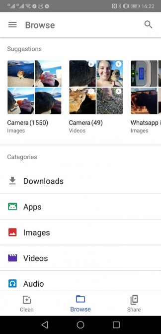 برنامه Google Files Go برای حذف عکس‌های تکراری