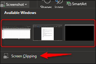 Screen Clipping و درج تصویر در مایکروسافت آفیس