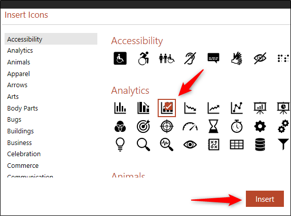 انتخاب نماد دلخواه و درج تصویر در مایکروسافت آفیس