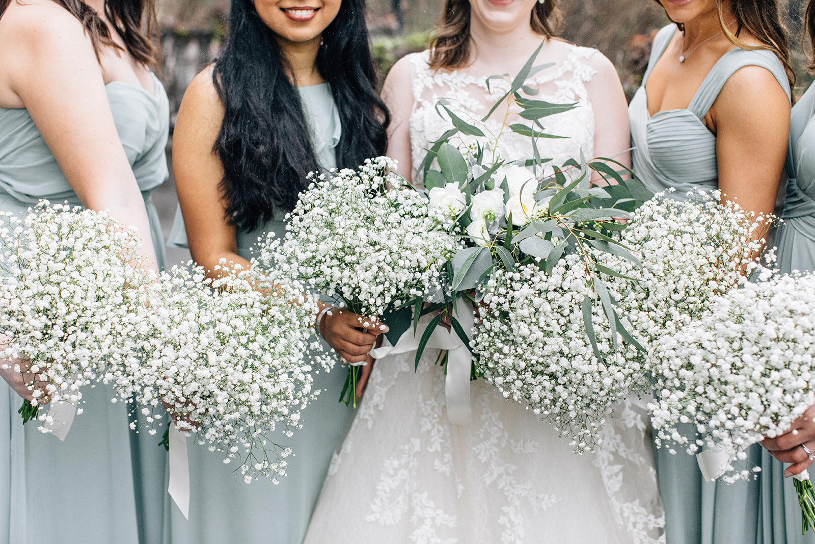ژیپسوفیلا در دسته گل عروس